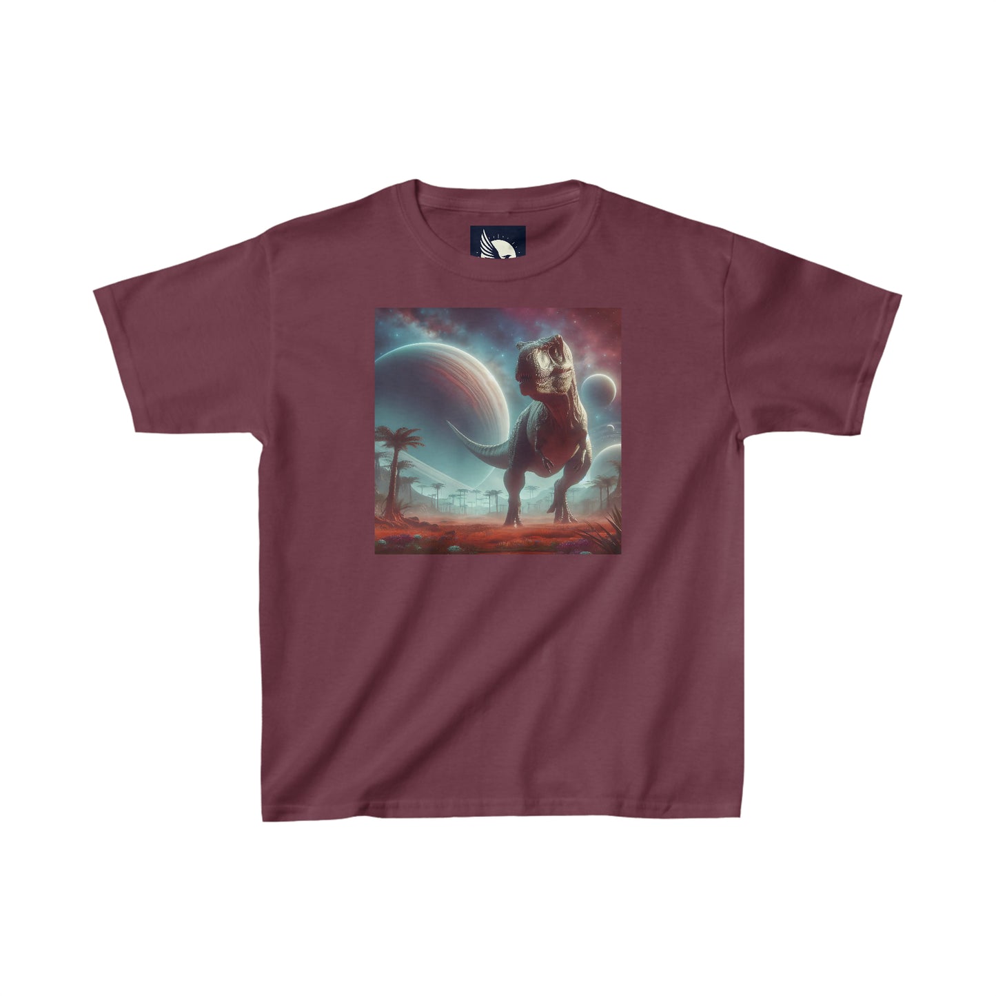 Rex On An Alien Planet Kids Shirt, Dinosaur T Rex Space Shirt