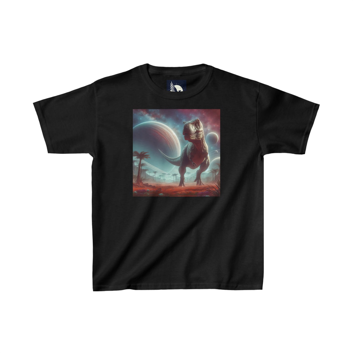 Rex On An Alien Planet Kids Shirt, Dinosaur T Rex Space Shirt