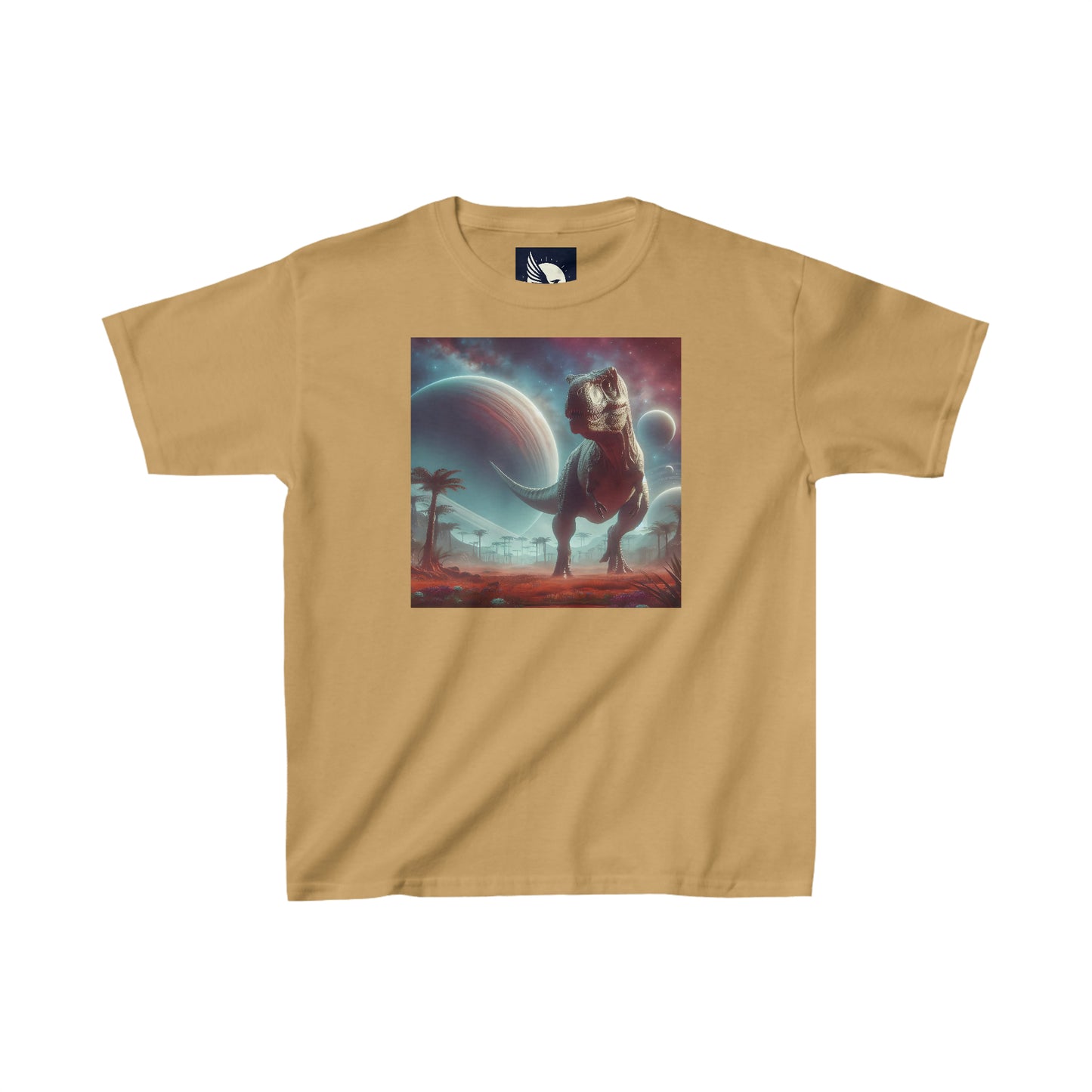 Rex On An Alien Planet Kids Shirt, Dinosaur T Rex Space Shirt