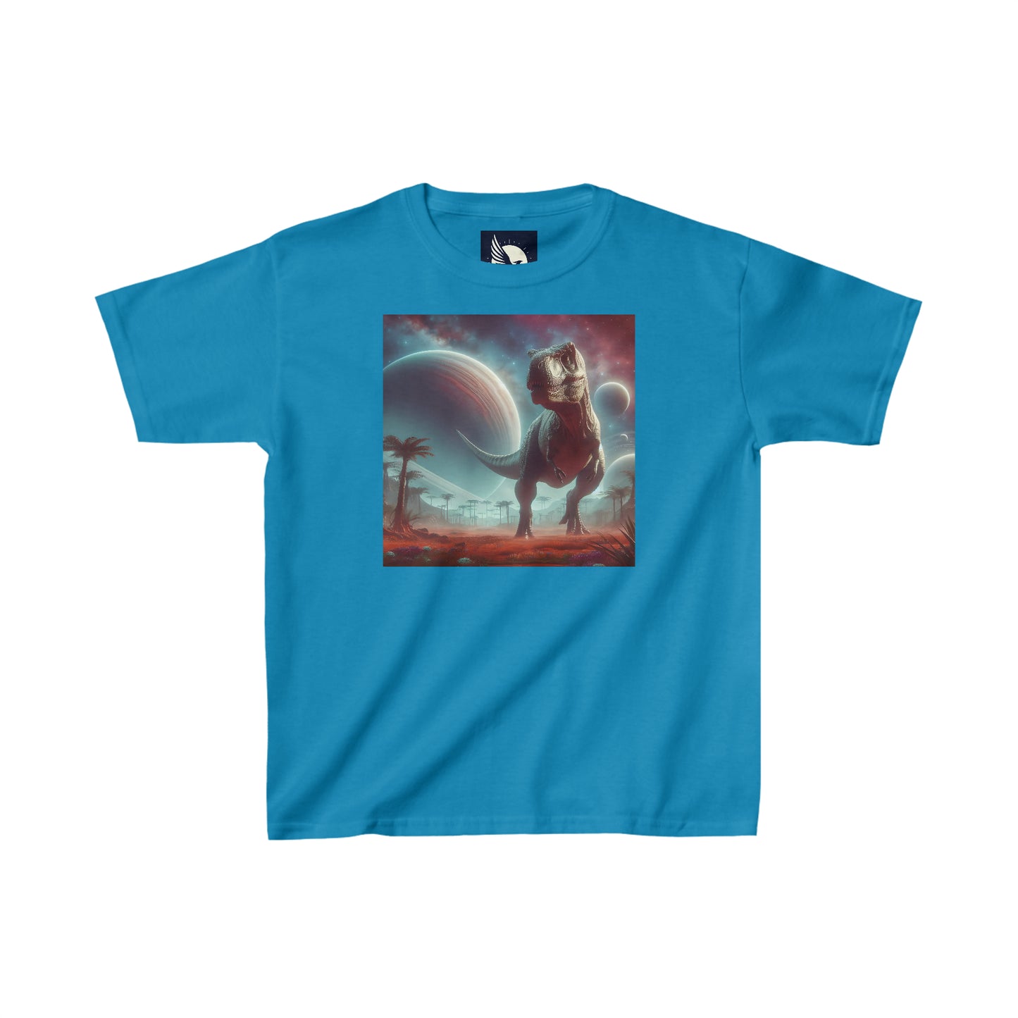 Rex On An Alien Planet Kids Shirt, Dinosaur T Rex Space Shirt