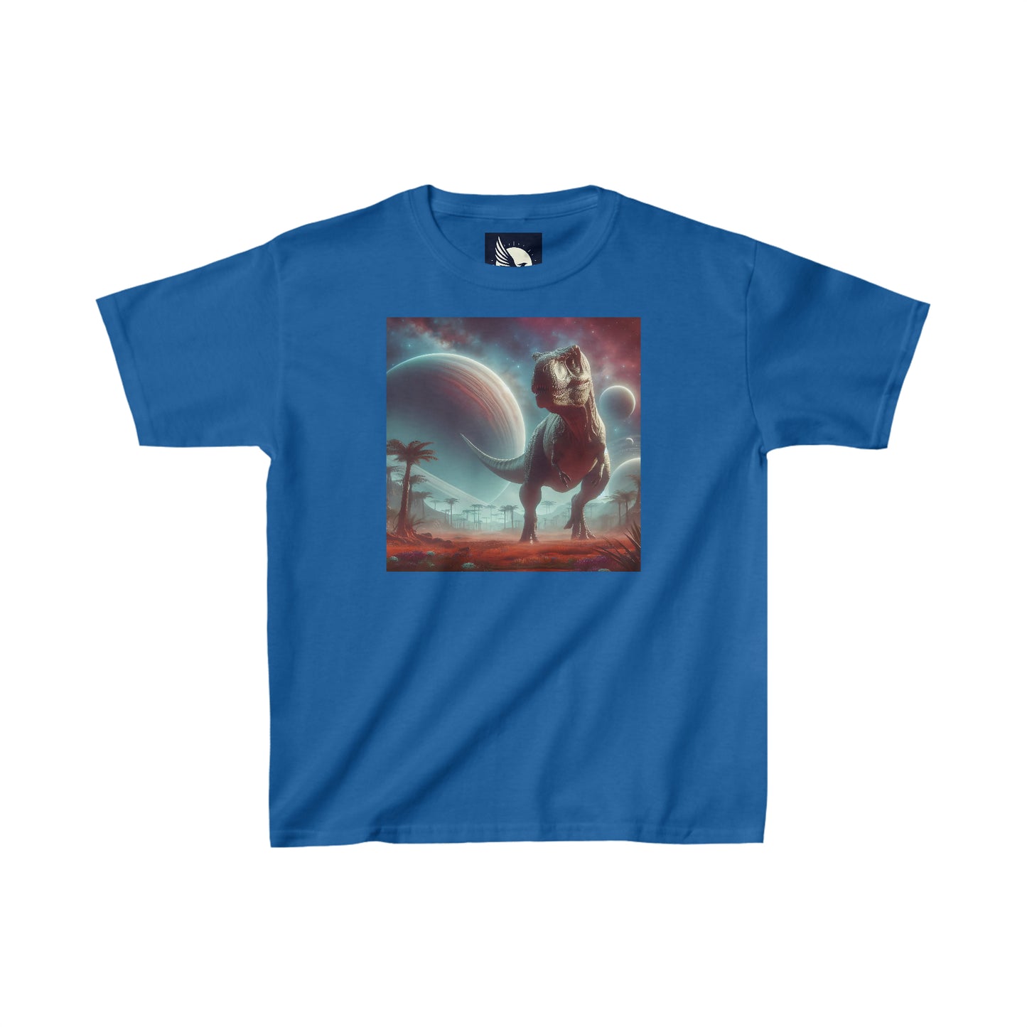 Rex On An Alien Planet Kids Shirt, Dinosaur T Rex Space Shirt