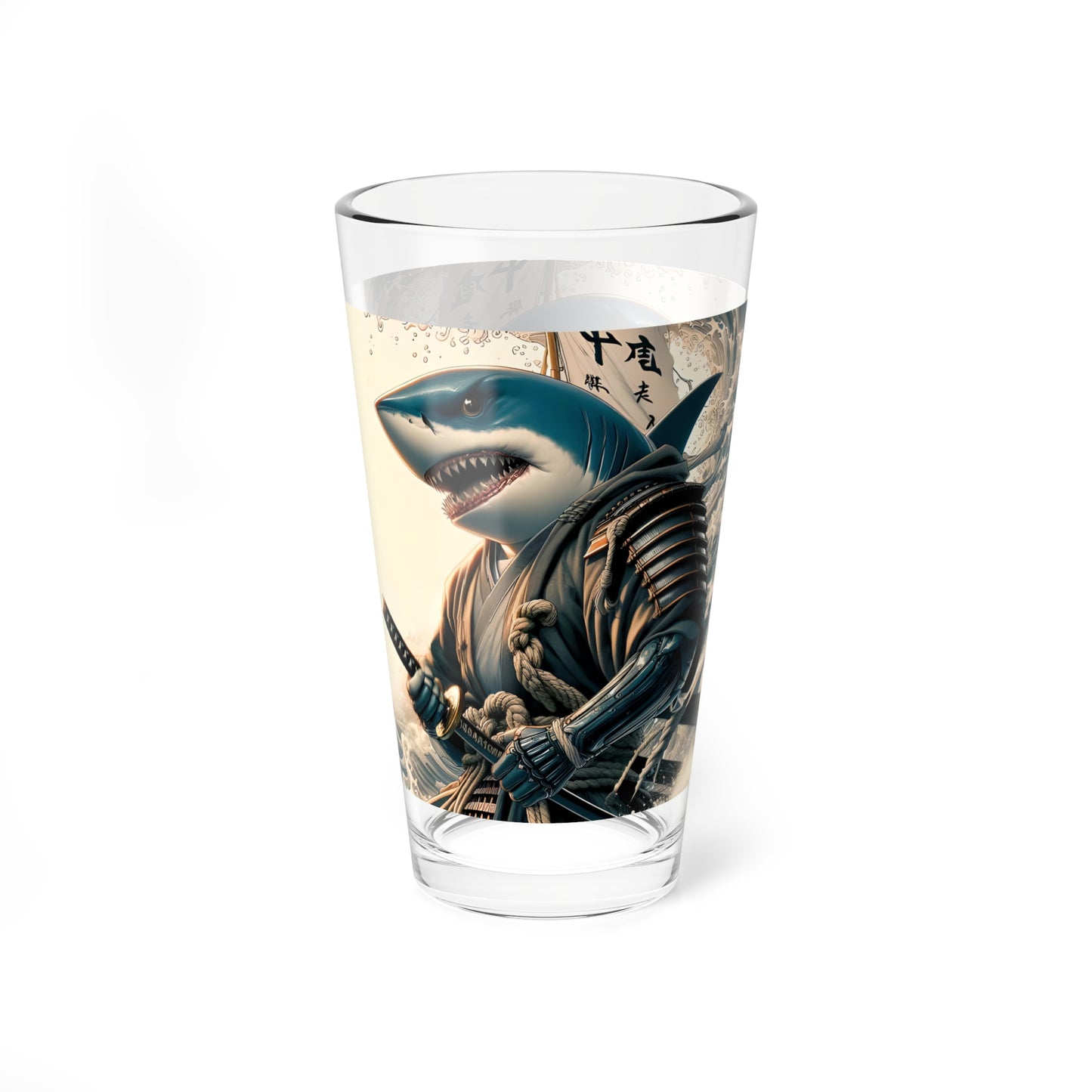 Samurai Shark Mixing Glass, 16oz