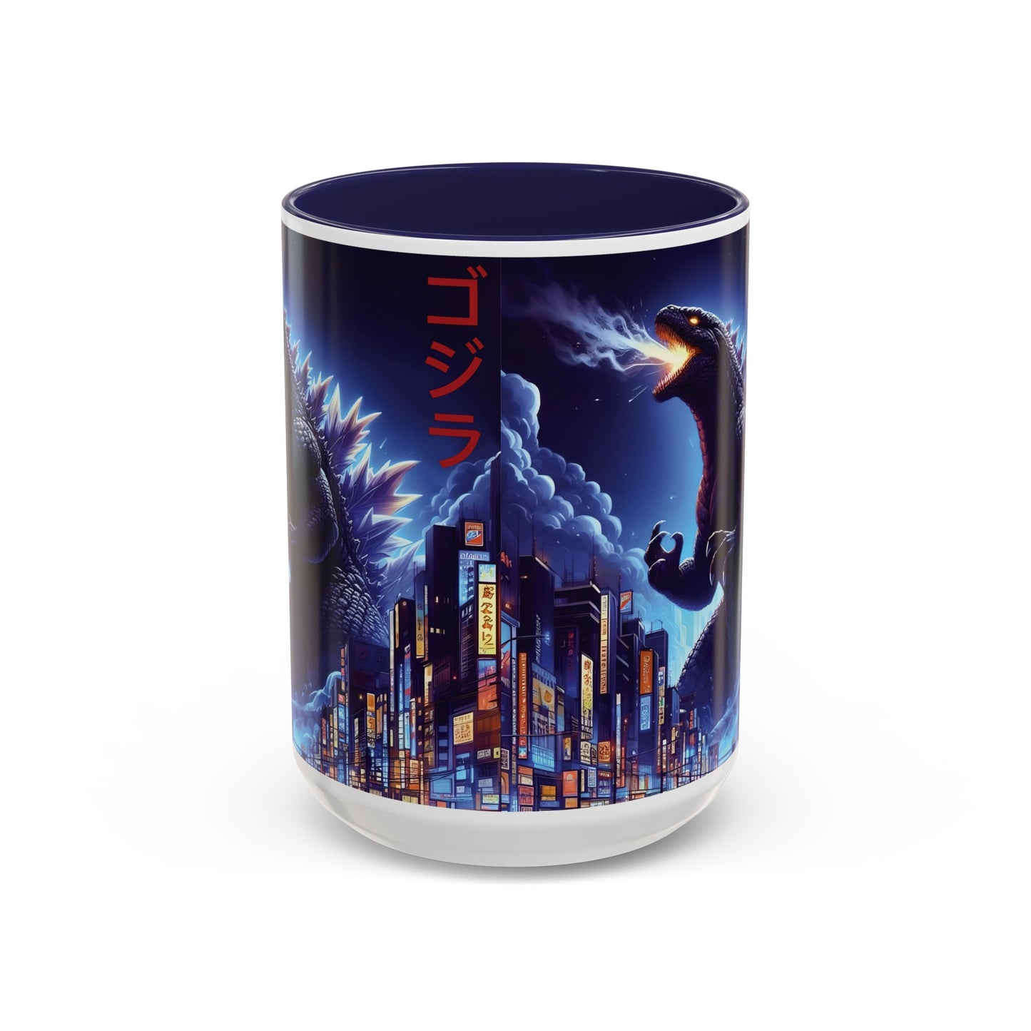 Godzilla 15 oz Mug, Godzilla Mug, Anime Godzilla Mug, Anime Mug, Japanese Mug