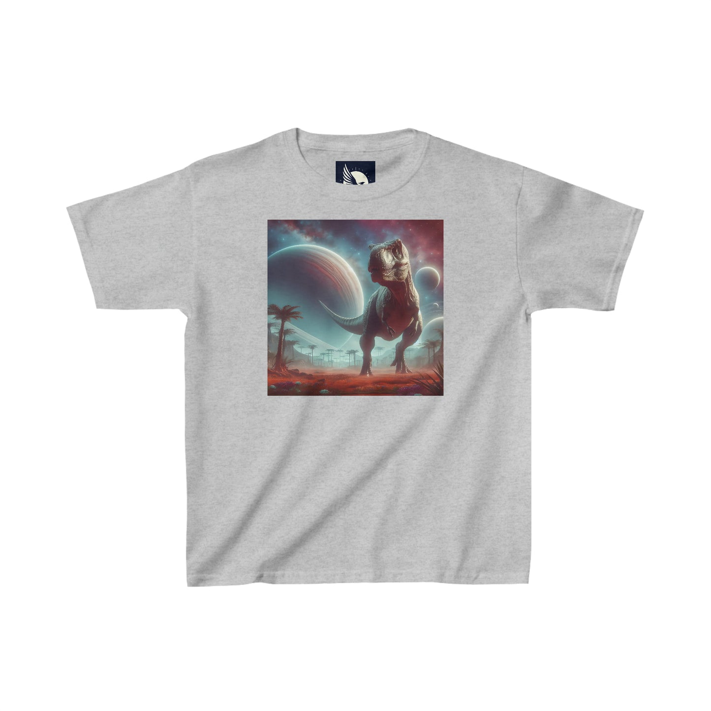 Rex On An Alien Planet Kids Shirt, Dinosaur T Rex Space Shirt