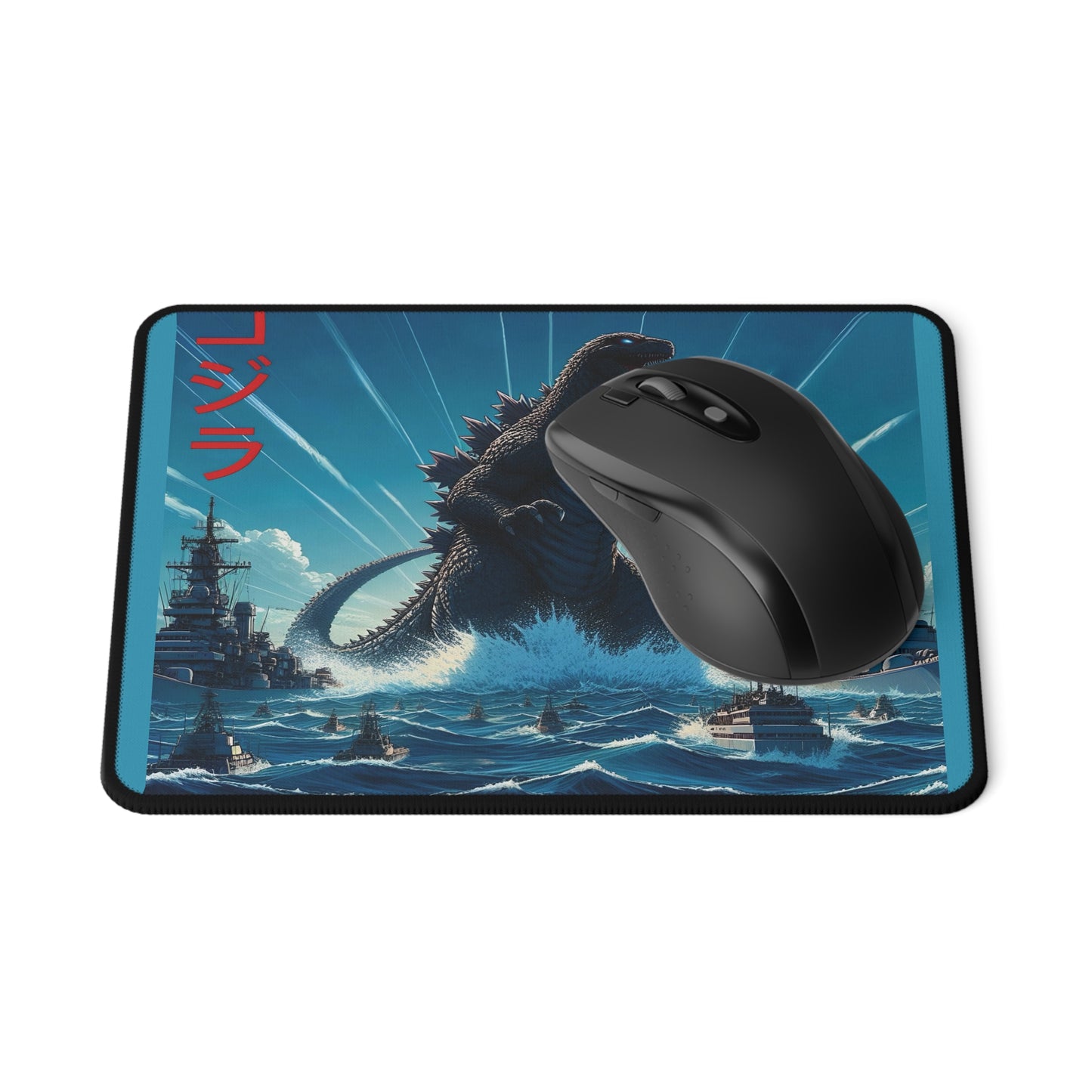 9.5 x 8 inch Anime Godzilla Non-Slip Mouse Pad, Godzilla Mousepad, Anime Mousepad, Dinosaur Mousepad, Japanese Mousepad