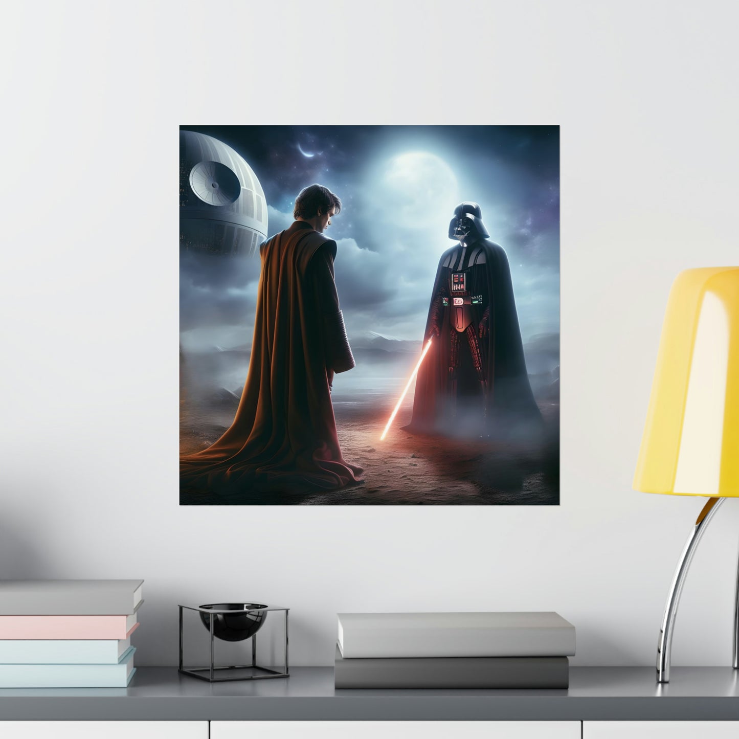 Anakin Skywalker and Darth Vader The Struggle Within Vertical Posters