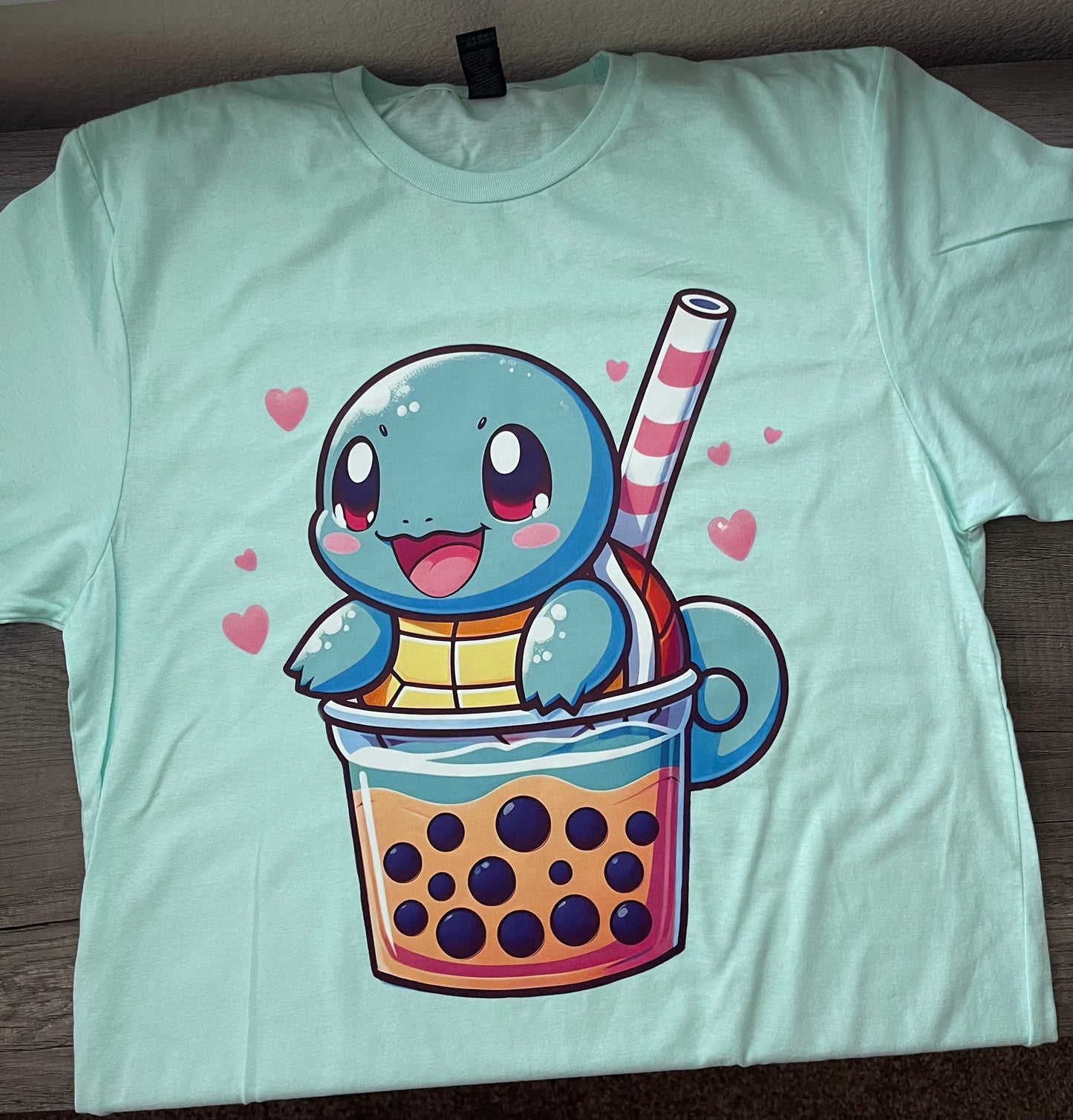 Squirtle Boba Kids/Adult Unisex Shirt