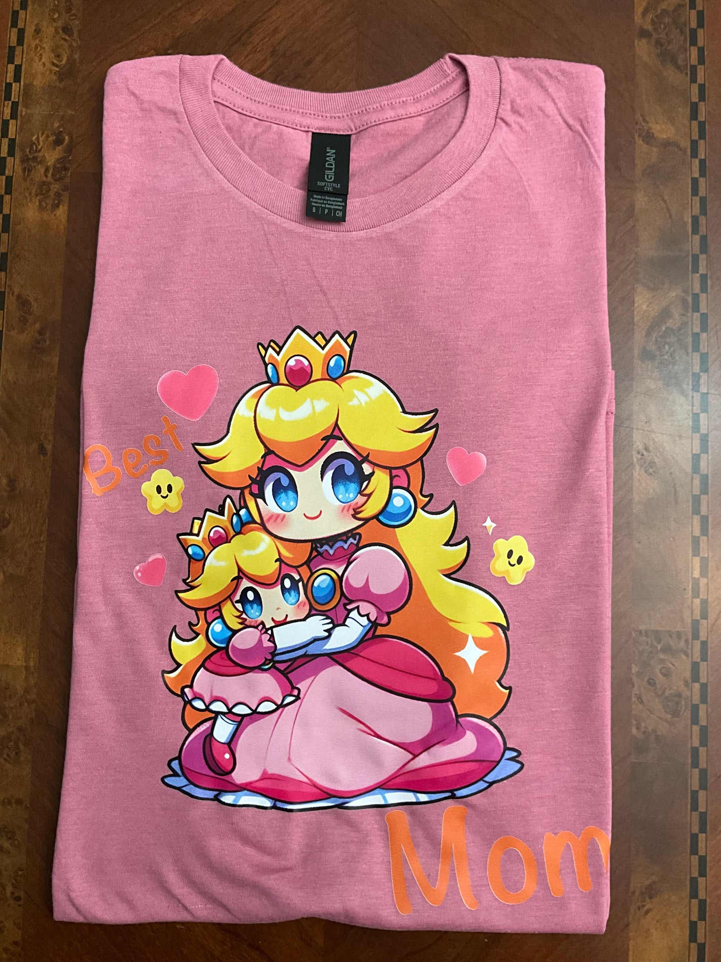 Princess Peach Best Mom Shirt, Princess Peach Shirt, Mom Shirt, Princess Peach Mom Shirt, Mother’s Day, Cute Mom Shirt, Mario Peach Shirt