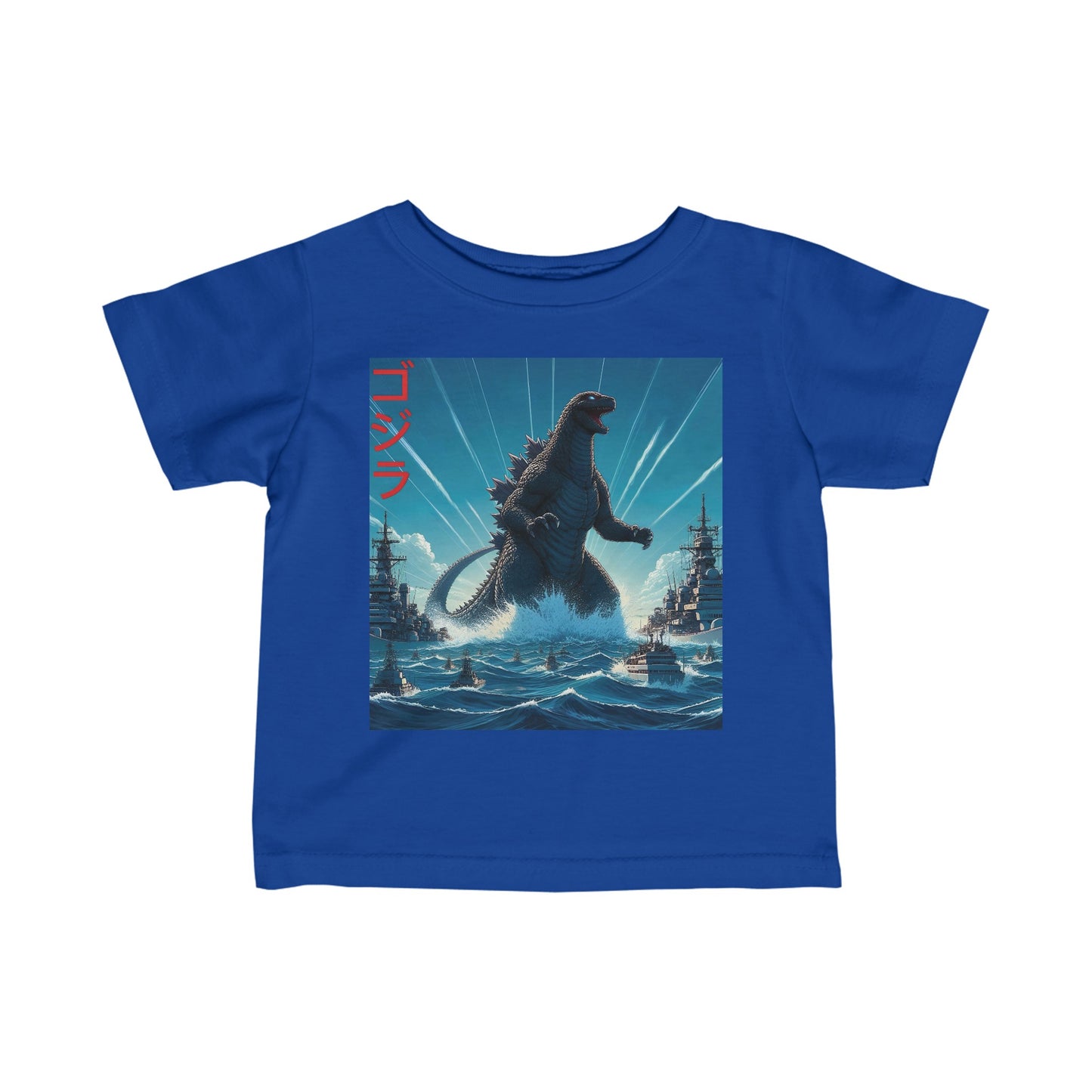 Godzilla Rises Anime Infant Tee, Godzilla Infant, Godzilla Baby Shirts, Anime Baby Shirts, Kaiju Infant Shirt, Kaiju Baby Shirt