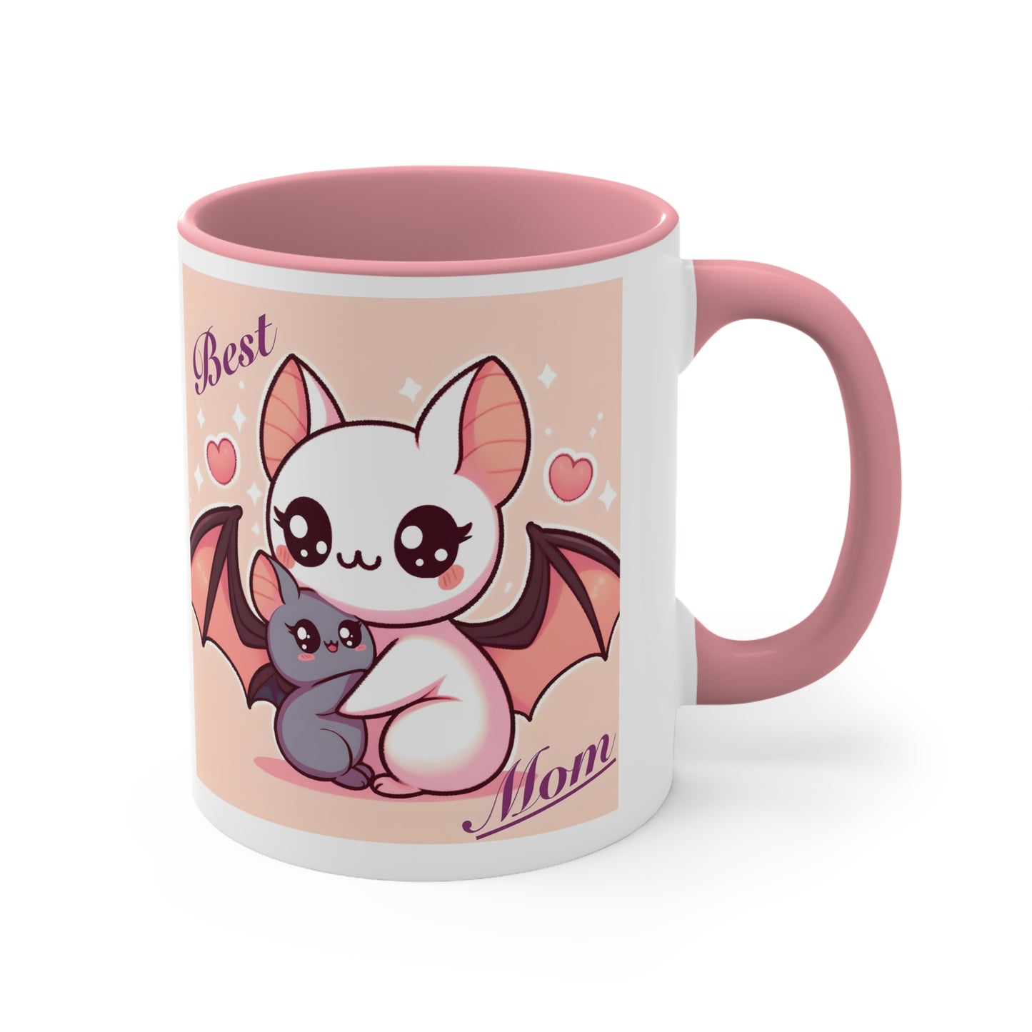 Best Mom Bat Coffee Mug 11oz Mug, Bat mugs, Cute Mugs, Cute Bat Mugs, Mom Mugs, Cute Mom Mugs, Mother’s Day, Gifts for Moms, Animal Mugs, Cute Animal Mugs