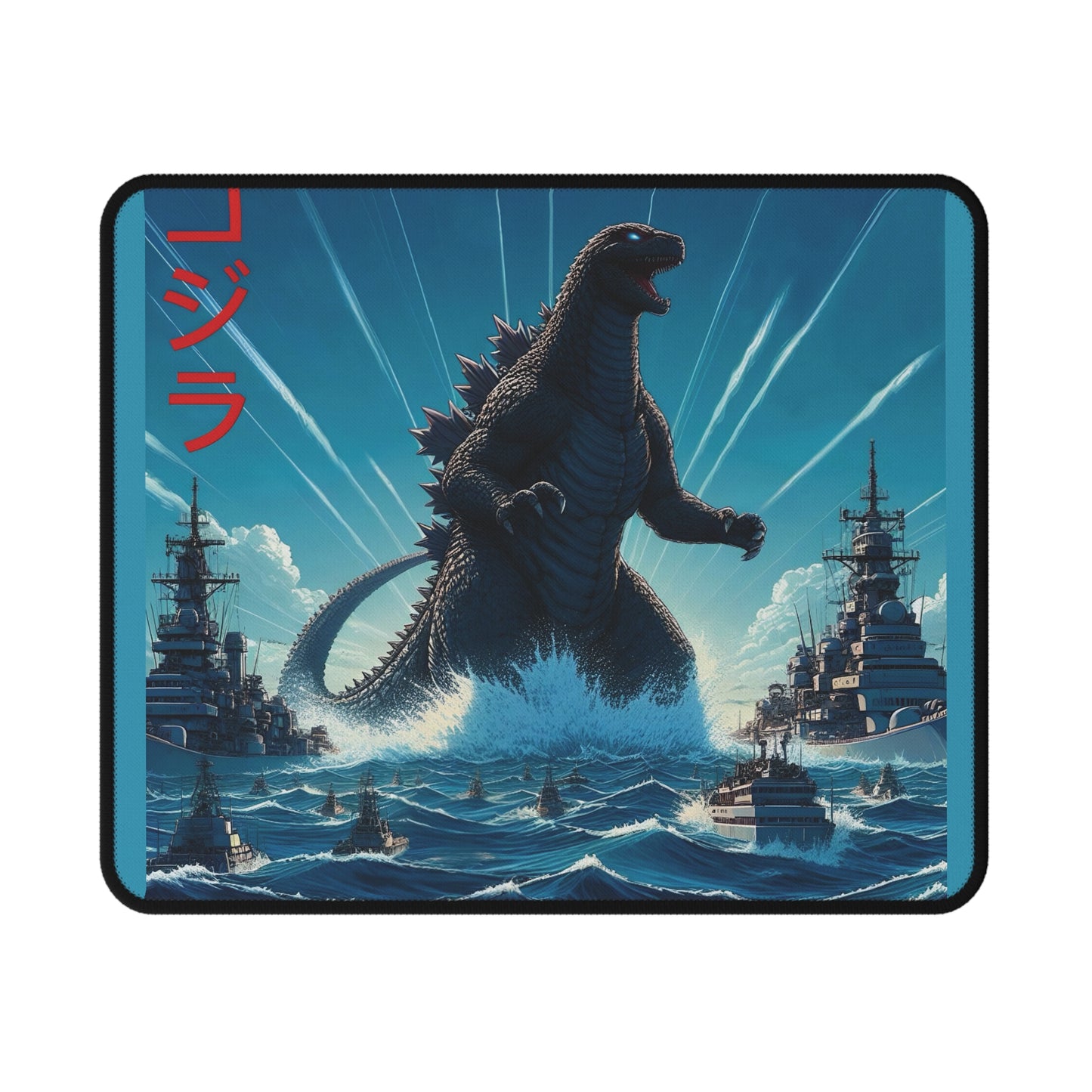 9.5 x 8 inch Anime Godzilla Non-Slip Mouse Pad, Godzilla Mousepad, Anime Mousepad, Dinosaur Mousepad, Japanese Mousepad