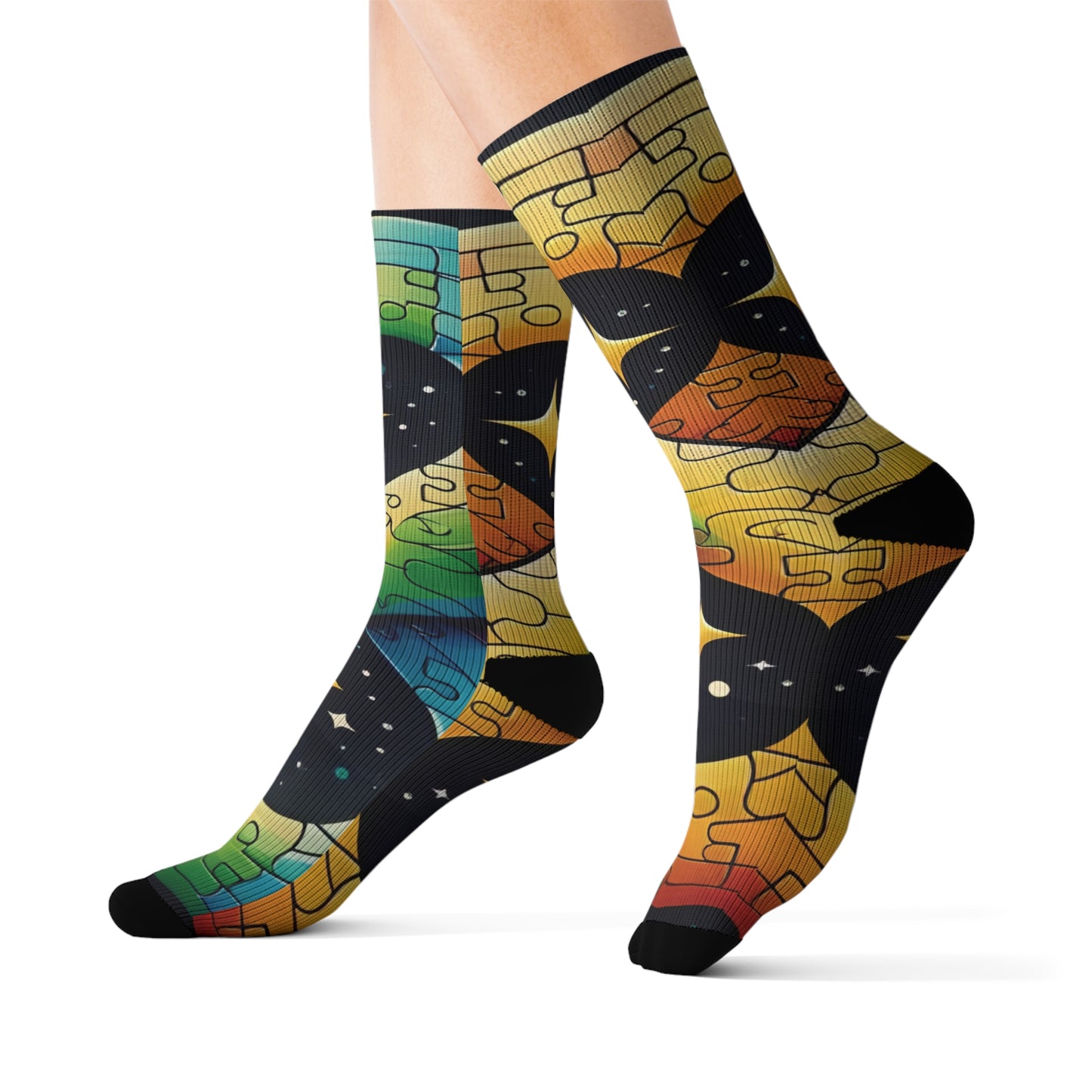 Autism Awareness Socks, Puzzle Socks, Colorful Socks, Awareness Socks, Autism Socks