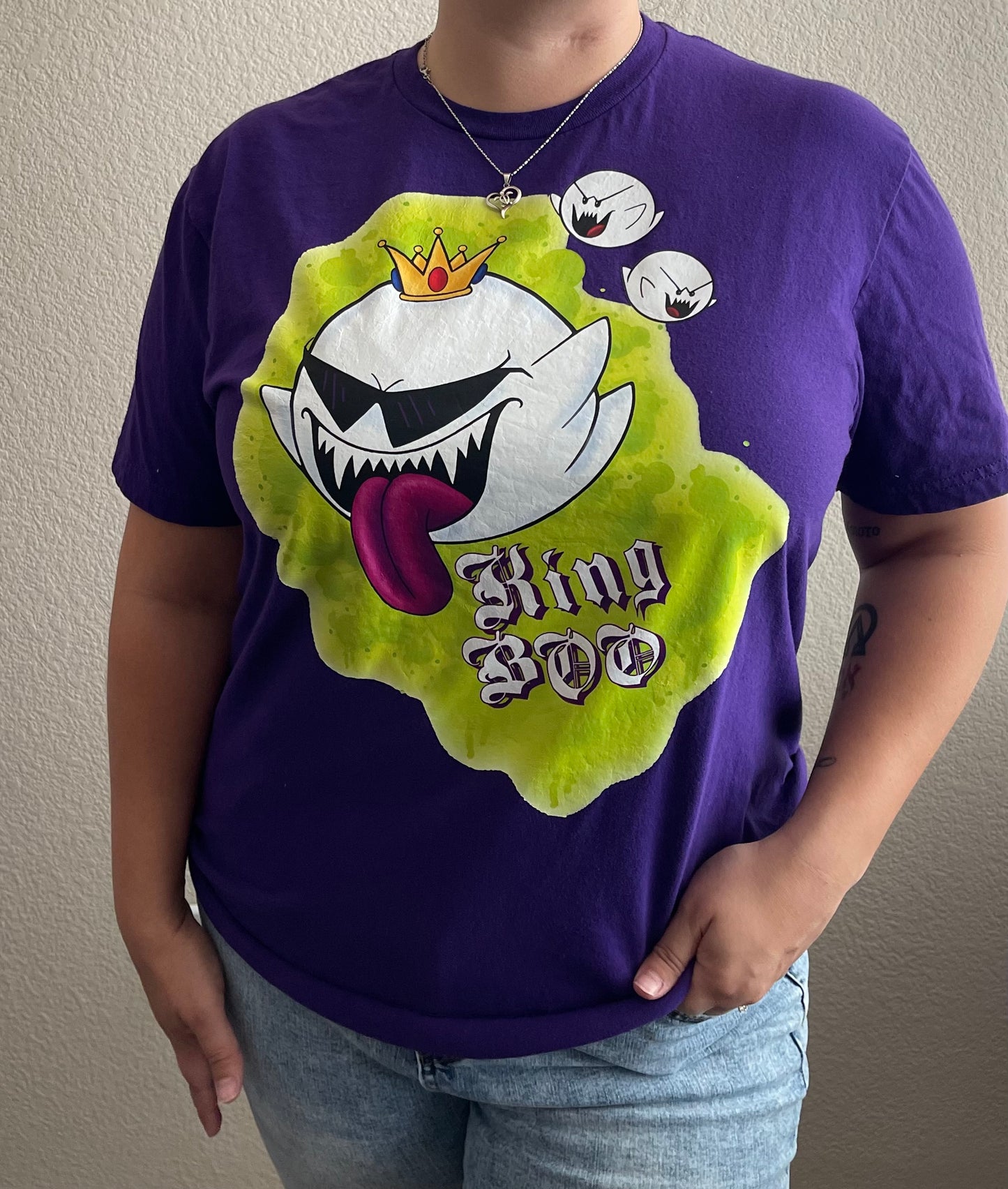 King Boo and Gang Kids/Adult Unisex Shirt, Mario Boo, King Boo, Super Mario Boo, Halloween Shirt, Gaming Shirt, Ghost Shirt, Anime Ghost Shirt