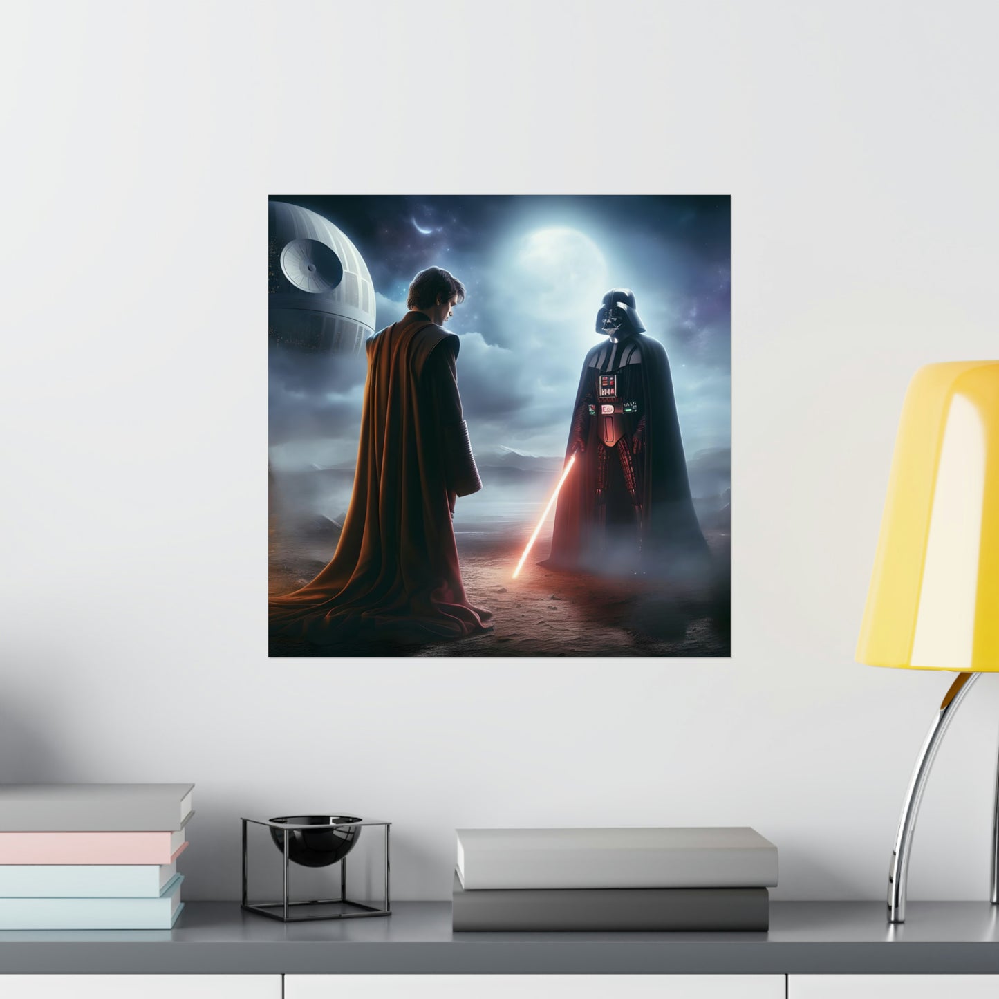 Anakin Skywalker and Darth Vader The Struggle Within Vertical Posters