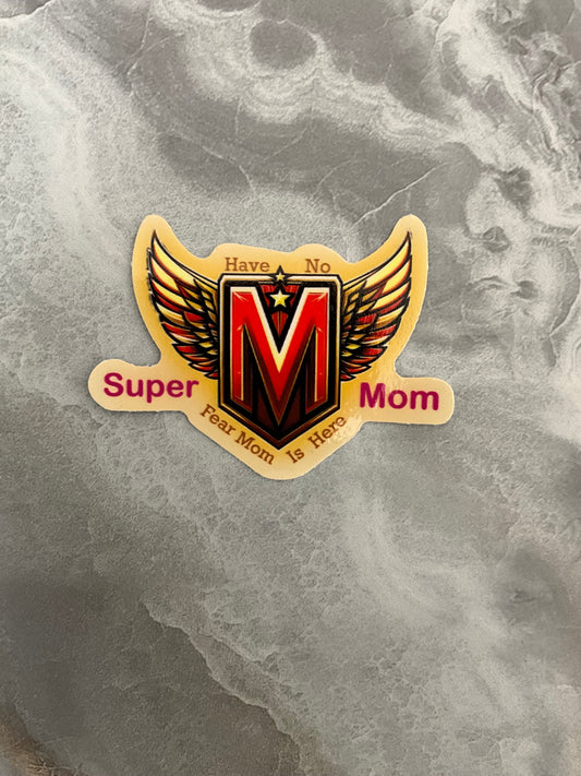 Super Mom Waterproof Sticker