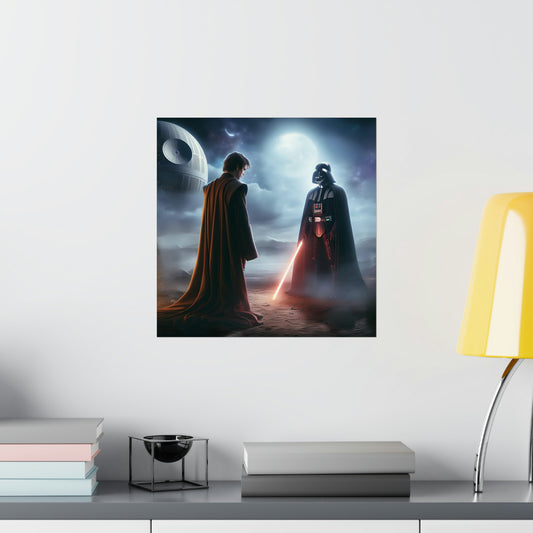 Anakin Skywalker and Darth Vader The Struggle Within Vertical Posters