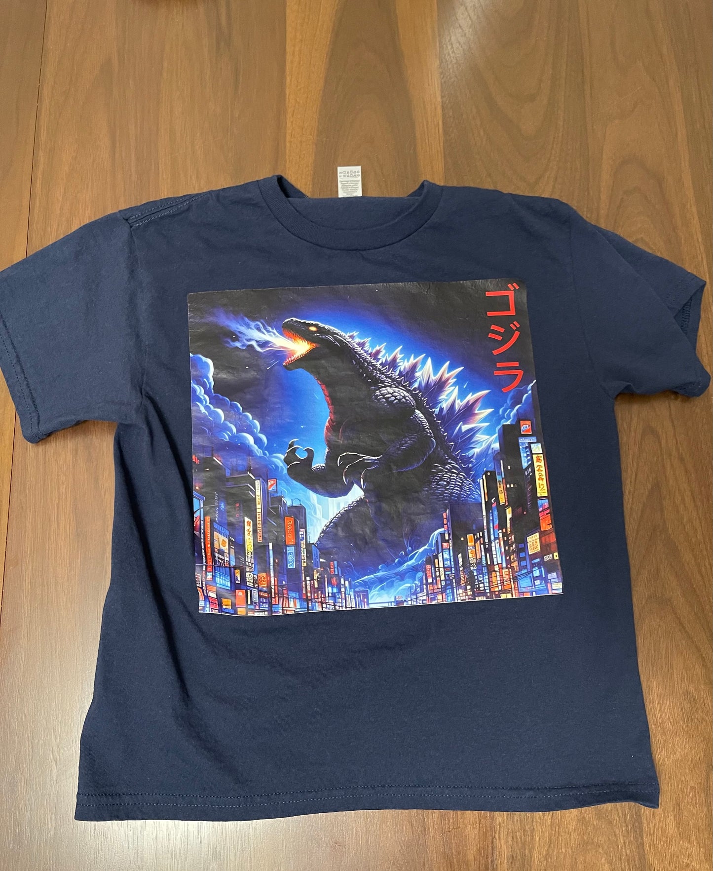 Godzilla In The City Kids/Adult Unisex Shirt, Godzilla Shirt, Kaiju Shirt, Japanese Shirt, Anime Shirt, Anime Godzilla Shirt, Monster Shirt