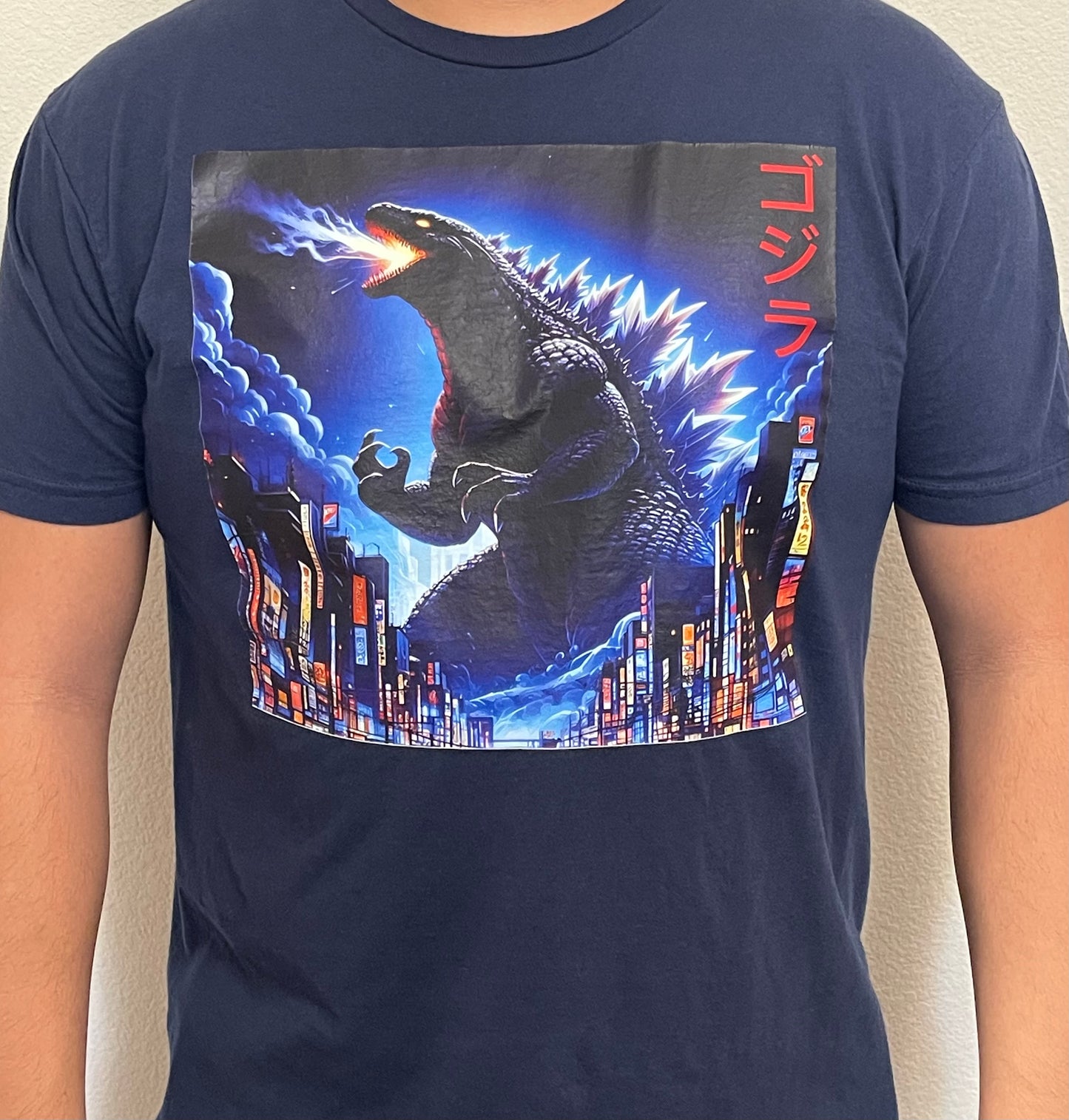 Godzilla In The City Kids/Adult Unisex Shirt, Godzilla Shirt, Kaiju Shirt, Japanese Shirt, Anime Shirt, Anime Godzilla Shirt, Monster Shirt