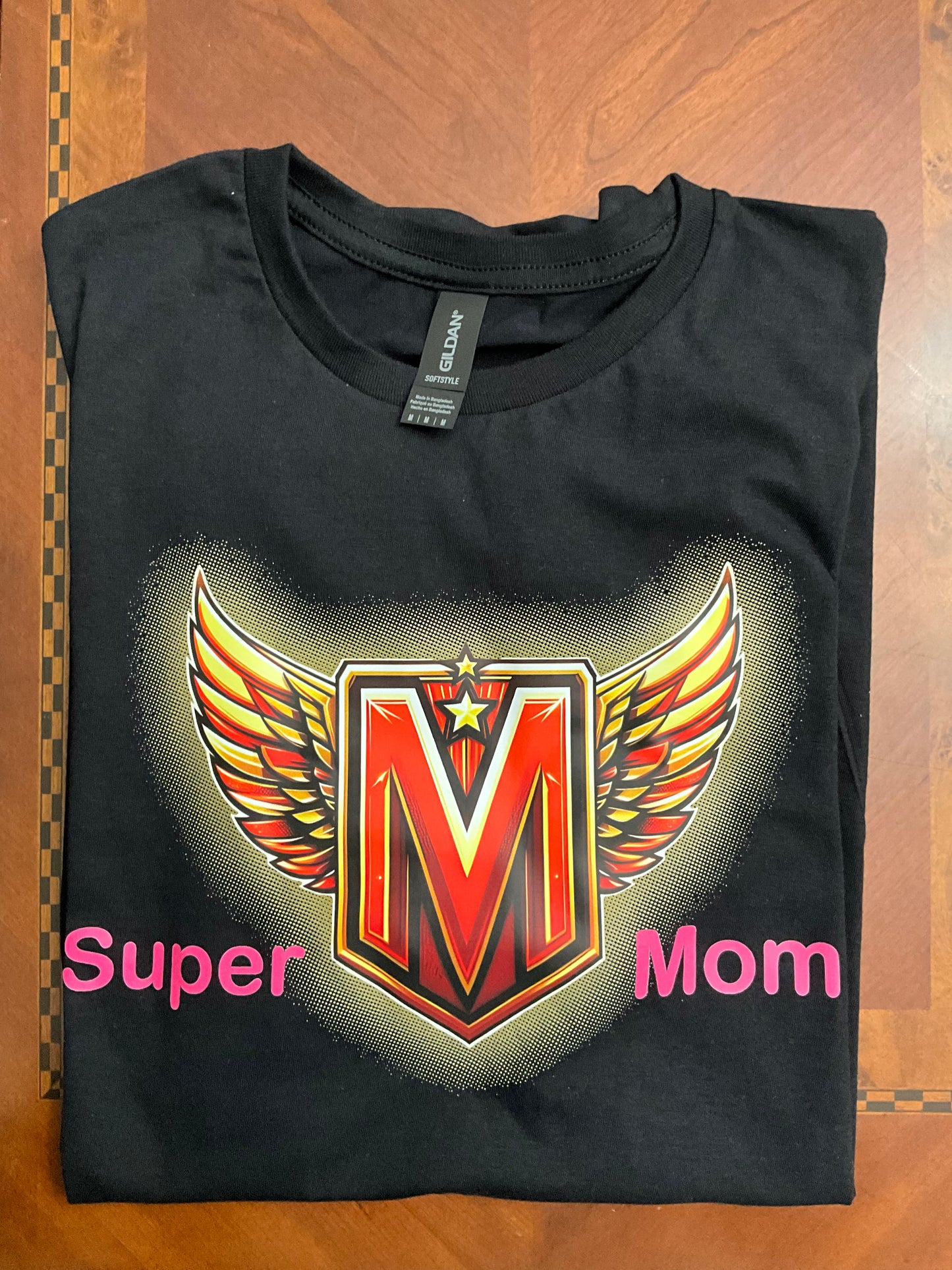 SuperMom Black Tee, Shirts For Mom, Mother's Day, Gifts For Mom