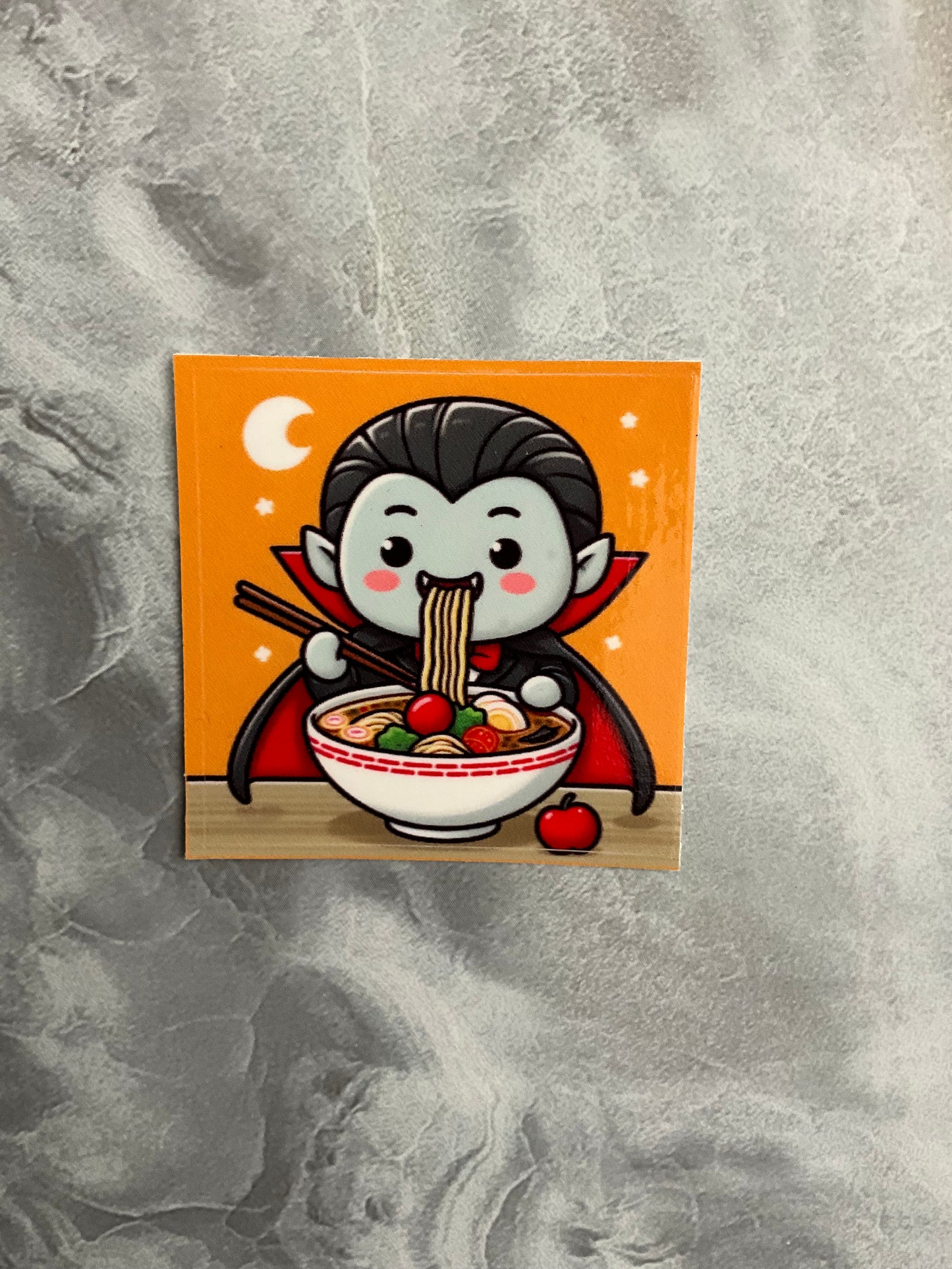 Dracula Waterproof Stickers, Vampire Stickers, Dracula Stickers, Cute Vampire Stickers, Anime Vampire Stickers, Cute Dracula Stickers, Cute Halloween Stickers, Food Stickers