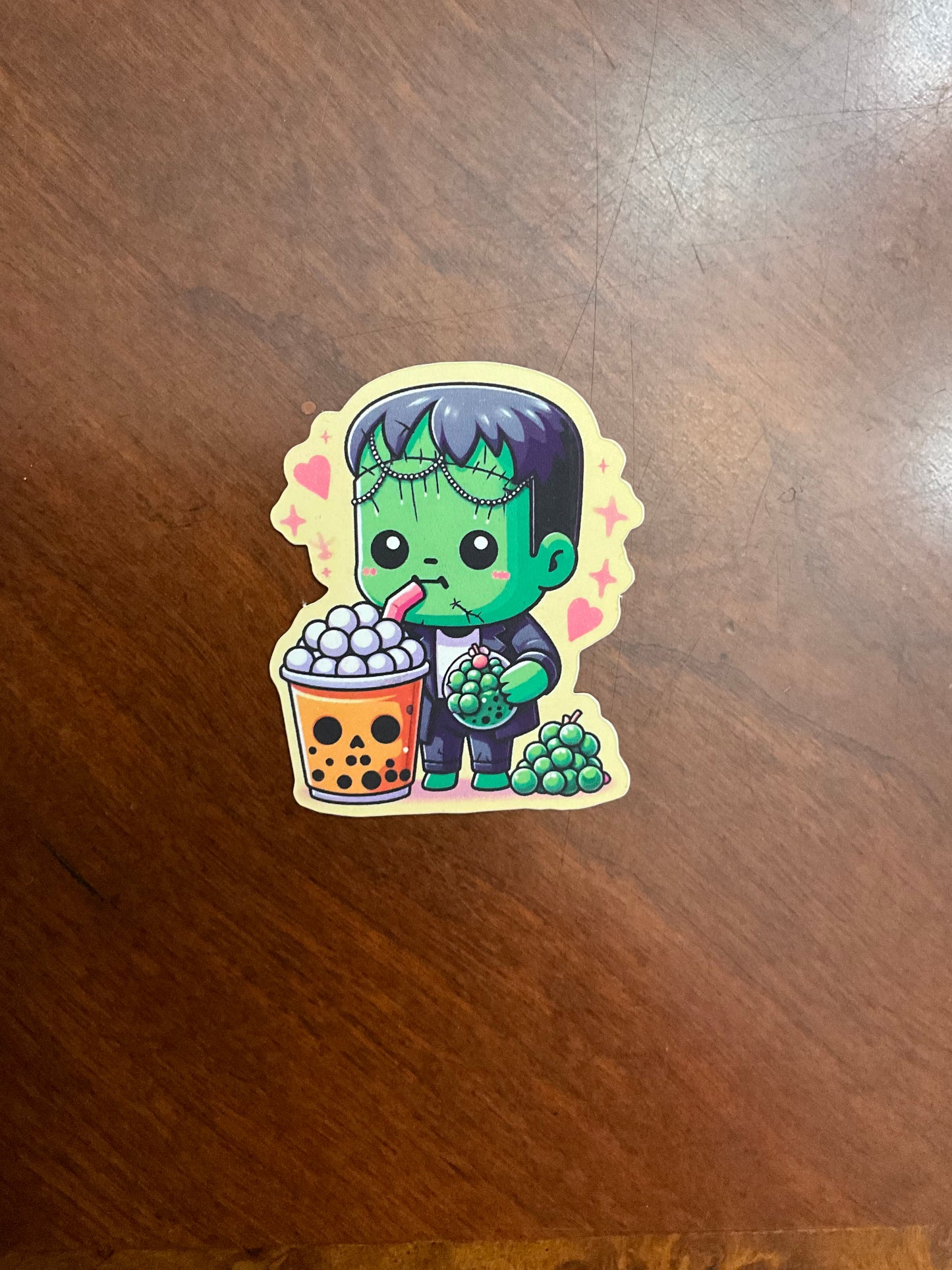 Frankenstein Waterproof Stickers, Cute Monster Stickers, Anime Stickers, Food Stickers, Frankenstein Stickers, Cute Frankenstein Stickers, Anime Frankenstein, Cute Halloween Stickers