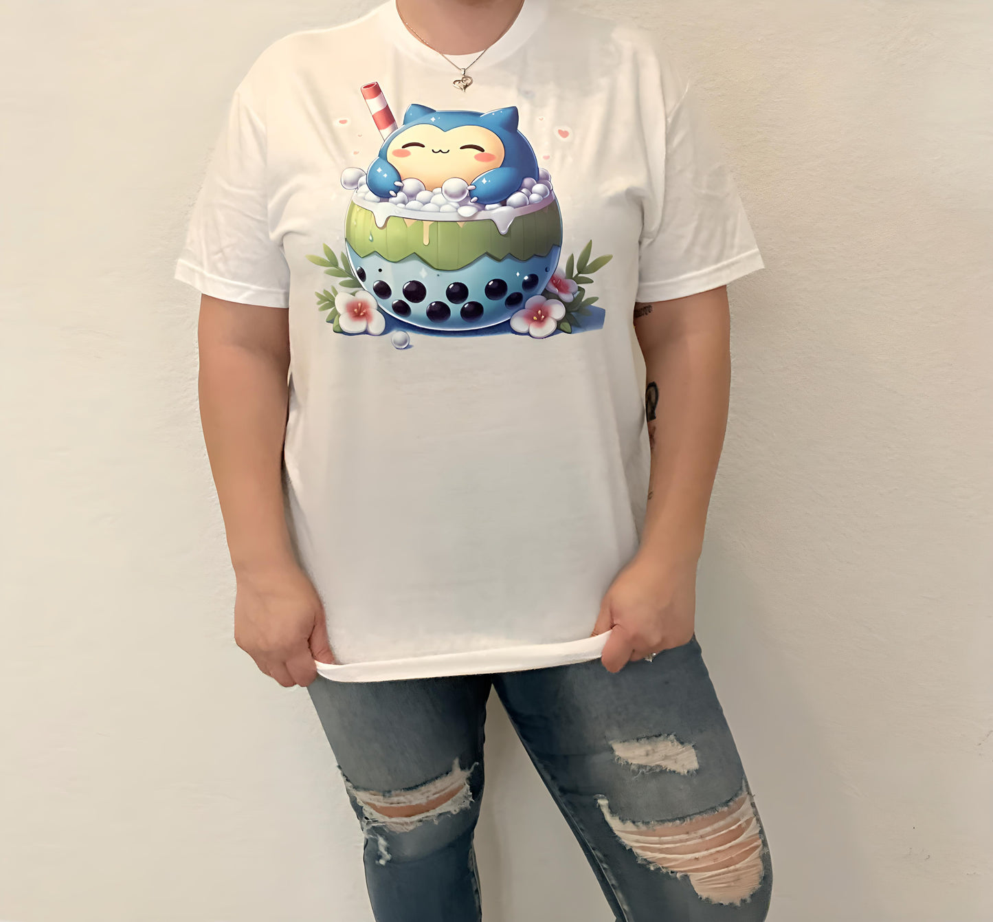 Snorlax Boba Kids/Adult Unisex Shirt