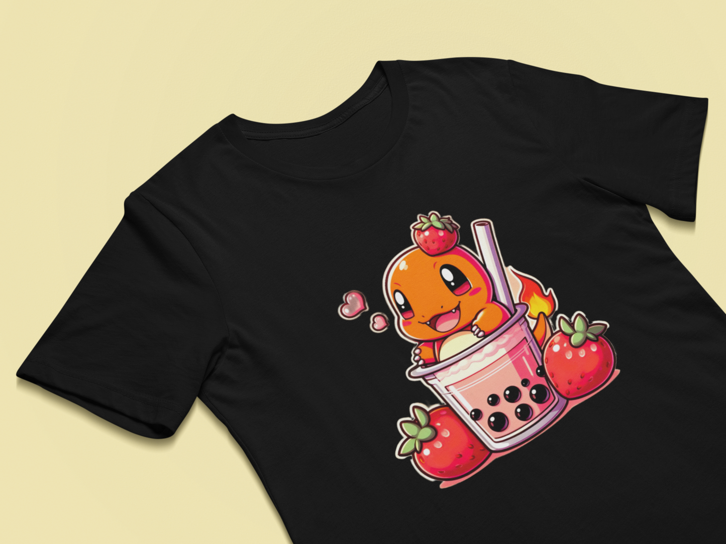 Charmander Boba Kids/Adult Unisex Shirt