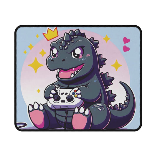 9.5" x 8" inch Anime Godzilla Non-Slip Mouse Pad, Kaiju Mousepad, Anime Mousepad, Dinosaur Mousepad, Cute Gojira Mousepad, Kawaii Mousepad