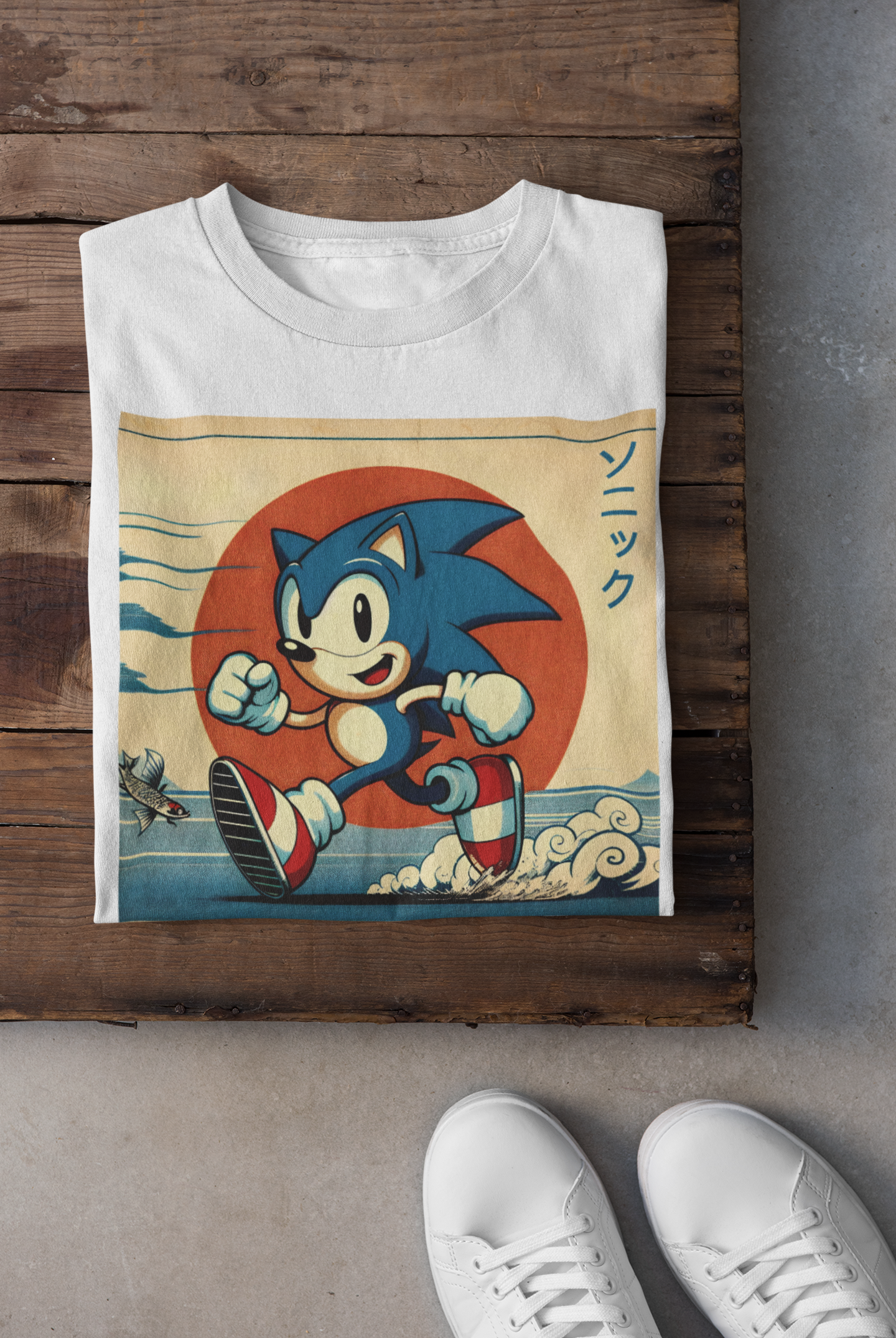 Sonic Japanese Art Kanji Kids/Adult Unisex Shirt, Sonic Speed Shirt, Sonic The Hedgehog Shirt, Japanese Gaming Art, Kanji Shirt